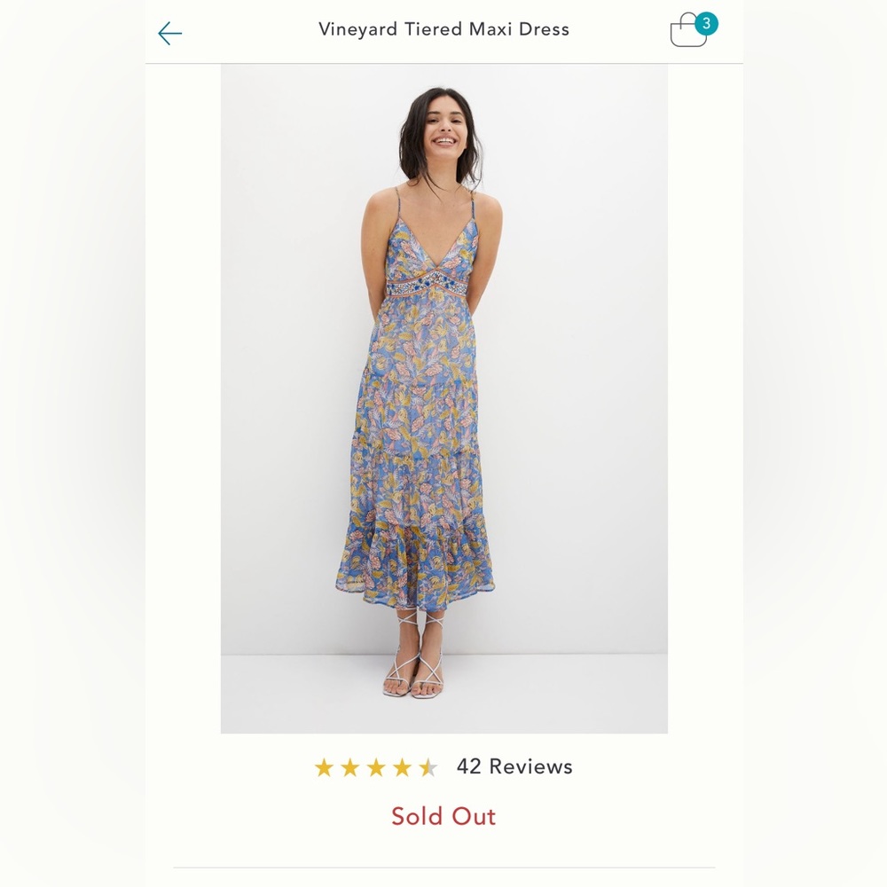 Anthropologie Verb vineyard maxi dress size 2